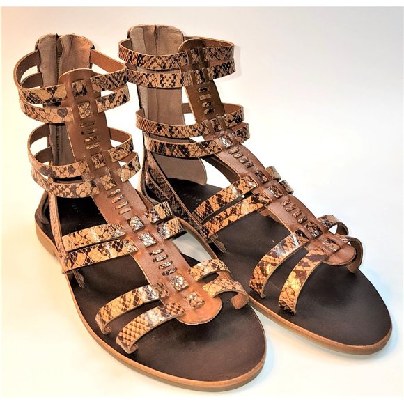 New Very Volatile Los Angeles Women's Gladiator Sandals Zipper Back Made In Indi - Picture 1 of 12